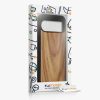 Kwmobile калъф за Google Pixel 9/Pixel 9 Pro, кафяв, дърво/силикон, KWM000020PJ003C