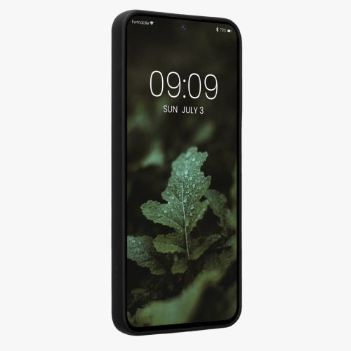 Kwmobile калъф за Samsung Galaxy S24 FE, кафяв, дърво/силикон, KWM000021WK001C