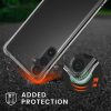 Kwmobile калъф с връзка за Samsung Galaxy S24 FE, прозрачен/черен, силиконов, KWM000021WL001C