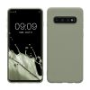 Kwmobile калъф за Samsung Galaxy S10, светло зелен, силиконов, KWM000009MS013C