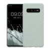 Kwmobile калъф за Samsung Galaxy S10, светло зелен, силиконов, KWM000009MS014C