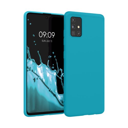 Kwmobile калъф за Samsung Galaxy A51, светло син, силиконов, KWM000010YZ056C