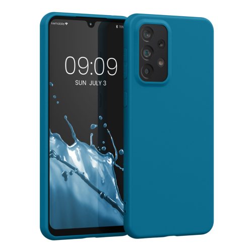 Kwmobile калъф за Samsung Galaxy A33 5G, син, силиконов, KWM000015FQ012C