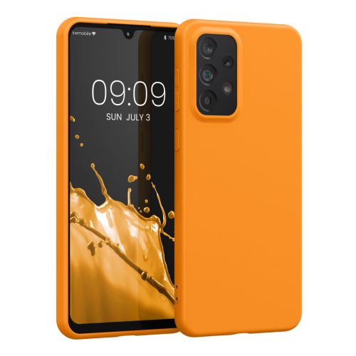 Kwmobile калъф за Samsung Galaxy A33 5G, оранжев, силиконов, KWM000015FQ014C