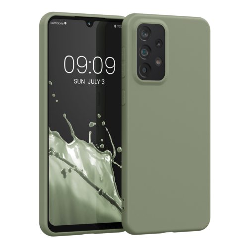 Kwmobile калъф за Samsung Galaxy A33 5G, светло зелен, силиконов, KWM000015FQ015C