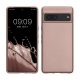Kwmobile калъф за Google Pixel 7, кремав, силиконов, KWM000017QR011C