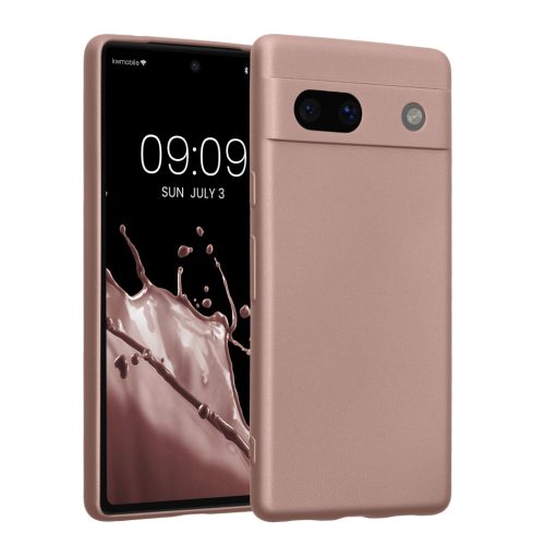 Kwmobile калъф за Google Pixel 7a, кремав, силиконов, KWM000019YG014C