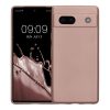 Kwmobile калъф за Google Pixel 7a, кремав, силиконов, KWM000019YG014C