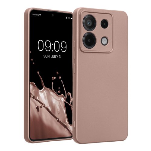 Kwmobile калъф за Xiaomi Redmi Note 13 Pro 5G, кремав, силиконов, KWM000020LE013C