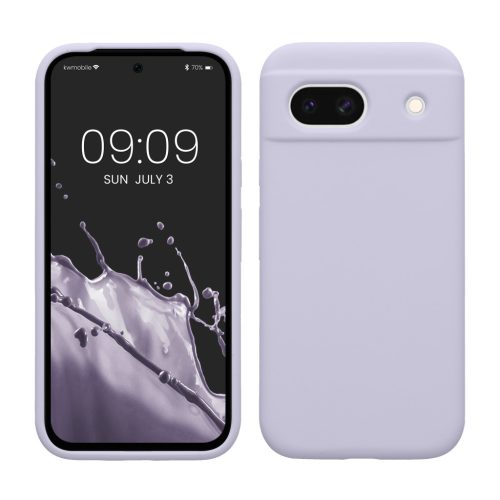 Kwmobile калъф за Google Pixel 8a, светло лилав, силиконов, KWM000020KQ055C