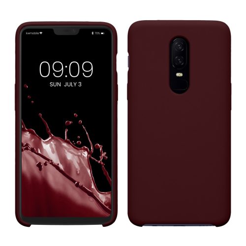 Kwmobile калъф за OnePlus 6, лилав, силиконов, KWM0000099A036C
