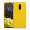 Kwmobile калъф за OnePlus 6T, жълт, силиконов, KWM000009BL037C