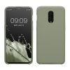 Kwmobile калъф за OnePlus 6T, светло зелен, силиконов, KWM000009BL039C