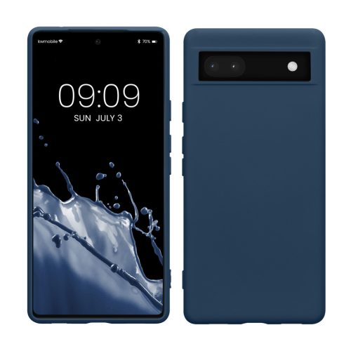 Kwmobile калъф за Google Pixel 6a, син, силиконов, KWM000015OO024C