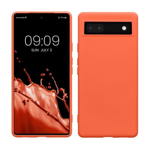 Kwmobile калъф за Google Pixel 6a, розов, силиконов, KWM000015OO025C