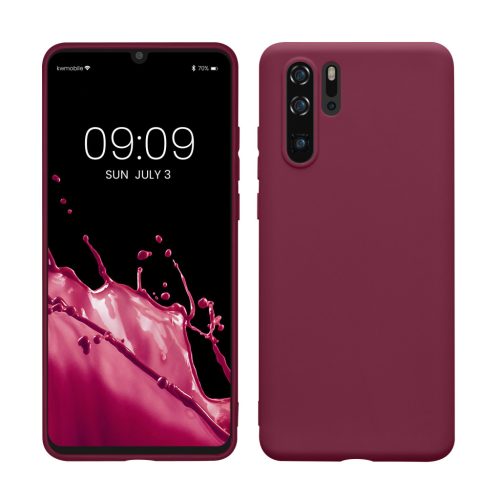 Kwmobile калъф за Huawei P30 Pro, цвят череша, силикон, KWM000009MI031C