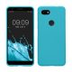 Kwmobile калъф за Google Pixel 3a, светло син, силиконов, KWM000009OS030C