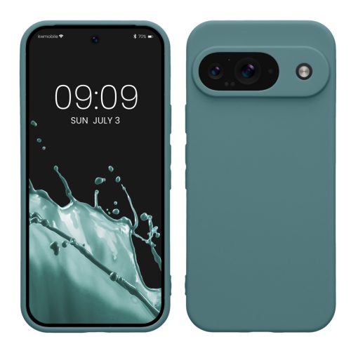 Kwmobile калъф за Google Pixel 9, светло зелен, силиконов, KWM000020PG017C