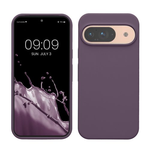 Kwmobile калъф за Google Pixel 9/Pixel 9 Pro, лилав, силиконов, KWM000020PI026C
