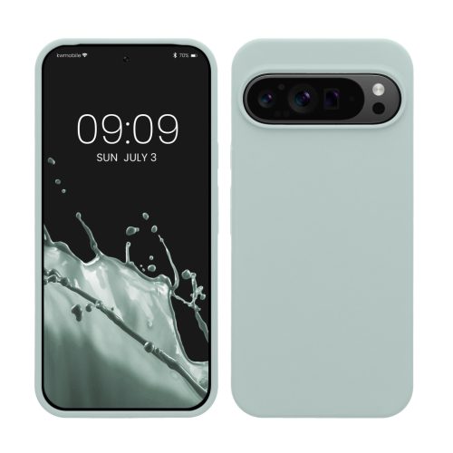 Kwmobile калъф за Google Pixel 9 Pro XL, светло зелен, силиконов, KWM000020PV024C