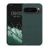 Kwmobile калъф за Google Pixel 9 Pro XL, тъмнозелен, силиконов, KWM000020PV026C