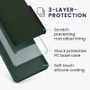 Kwmobile калъф за Google Pixel 9 Pro XL, тъмнозелен, силиконов, KWM000020PV026C