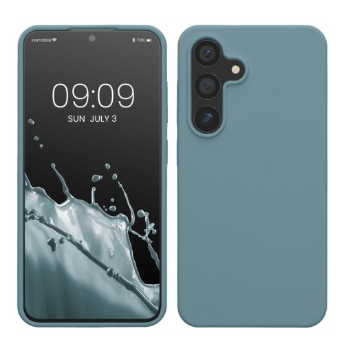 Kwmobile калъф за Samsung Galaxy S24, зелен, силиконов, KWM000021KW026C