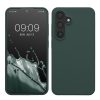 Kwmobile калъф за Samsung Galaxy S24, зелен, силиконов, KWM000021KW028C