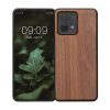 Kwmobile калъф за Motorola Moto G84, кафяв, дърво/силикон, KWM000022VT001C