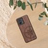 Kwmobile калъф за Motorola Moto G84, кафяв, дърво/силикон, KWM000022VU001C