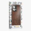 Kwmobile калъф за Motorola Moto G84, кафяв, дърво/силикон, KWM000022VU001C
