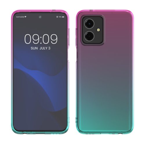 Kwmobile калъф за Motorola Moto G54, многоцветен, силиконов, KWM000022VZ001C