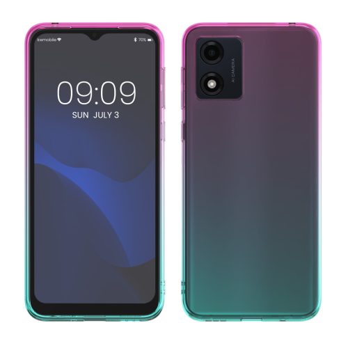 Kwmobile калъф за Motorola Moto E13, многоцветен, силиконов, KWM000022WA001C