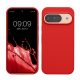 Kwmobile калъф за Google Pixel 9/Pixel 9 Pro, червен, силиконов, KWM000020PI034C