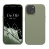Kwmobile калъф за Apple iPhone 15, светло зелен, силиконов, KWM000020CA019C