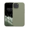 Kwmobile калъф за Apple iPhone 15, светло зелен, силиконов, KWM000020CA019C