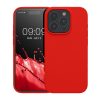 Kwmobile калъф за Apple iPhone 15 Pro, червен, силиконов, KWM000020CC048C