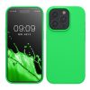 Kwmobile калъф за Apple iPhone 15 Pro, зелен, силиконов, KWM000020CC050C
