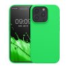 Kwmobile калъф за Apple iPhone 15 Pro, зелен, силиконов, KWM000020CC050C