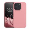 Kwmobile калъф за Apple iPhone 15 Pro, светло розов, силиконов, KWM000020CC052C