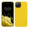 Kwmobile калъф за Apple iPhone 15, жълт, силиконов, KWM000020CE005C