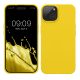 Kwmobile калъф за Apple iPhone 15, жълт, силиконов, KWM000020CE005C