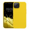 Kwmobile калъф за Apple iPhone 15, жълт, силиконов, KWM000020CE005C