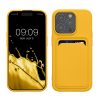 Kwmobile калъф за Apple iPhone 15 Pro, жълт, силиконов, KWM000020EO014C