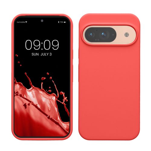 Kwmobile калъф за Google Pixel 9/Pixel 9 Pro, розов, силиконов, KWM000020PI038C