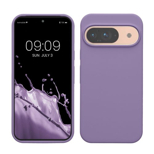 Kwmobile калъф за Google Pixel 9/Pixel 9 Pro, лилав, силиконов, KWM000020PI040C