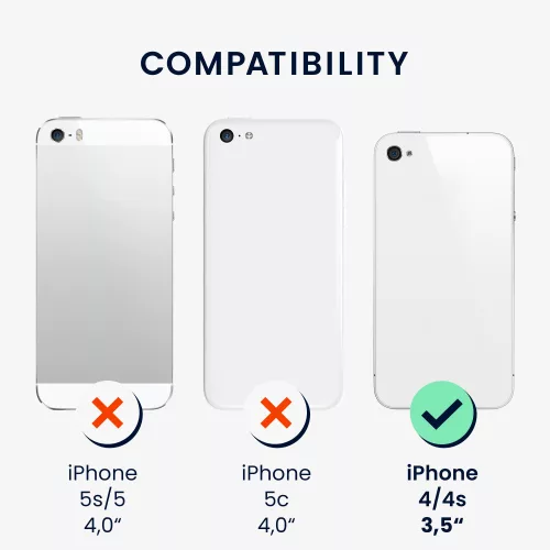 Калъф за Apple iPhone 4 / iPhone 4s, Силиконов, Черен, 10719