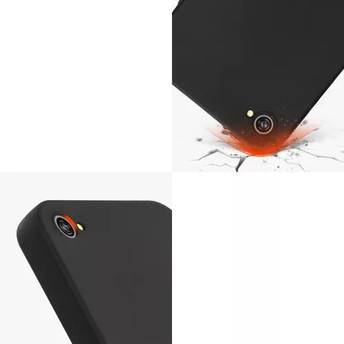 Калъф за Apple iPhone 4 / iPhone 4s, Силиконов, Черен, 10719