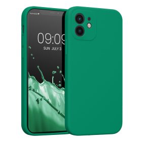   Калъф Kwmobile за Apple iPhone 12/iPhone 12 Pro, силиконов, зелен, 59351.142