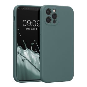   Калъф Kwmobile за Apple iPhone 12 Pro, силиконов, зелен, 59352.207